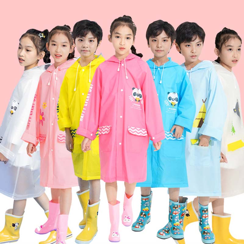 Reflektierender Rucksack-Regenmantel für Kinder