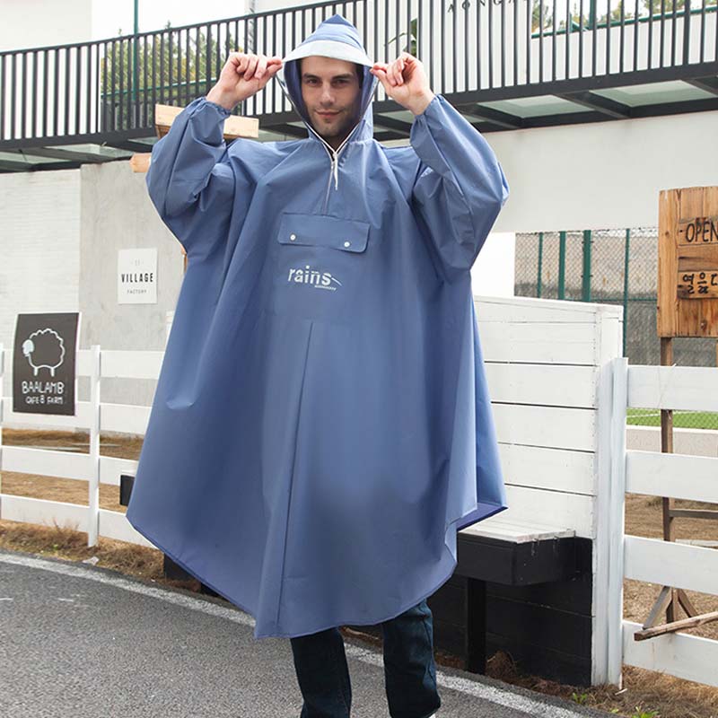 Wasserdichter Elektroroller mit Kapuze Regenponcho