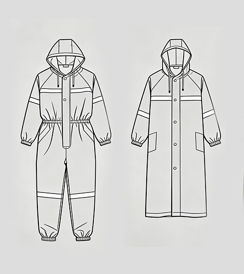 Reflektierender Rucksack-Regenmantel für Kinder Reflektierender Rucksack-Regenmantel für Kinder