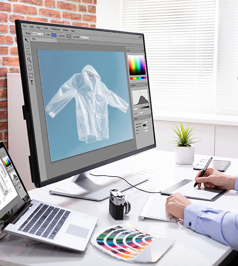 Reflektierender Rucksack-Regenmantel für Kinder Reflektierender Rucksack-Regenmantel für Kinder